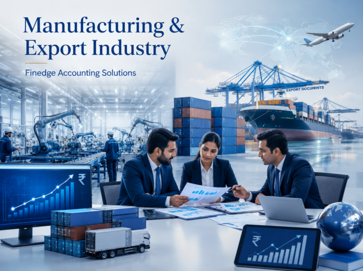 Industries · Manufacturing & Export sector visual